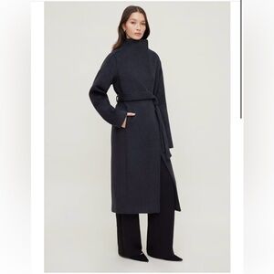 Dynamite Belted Wool Coat